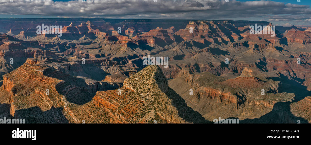 Sunset, South Rim, Grand Canyon National Park, Arizona Stock Photo