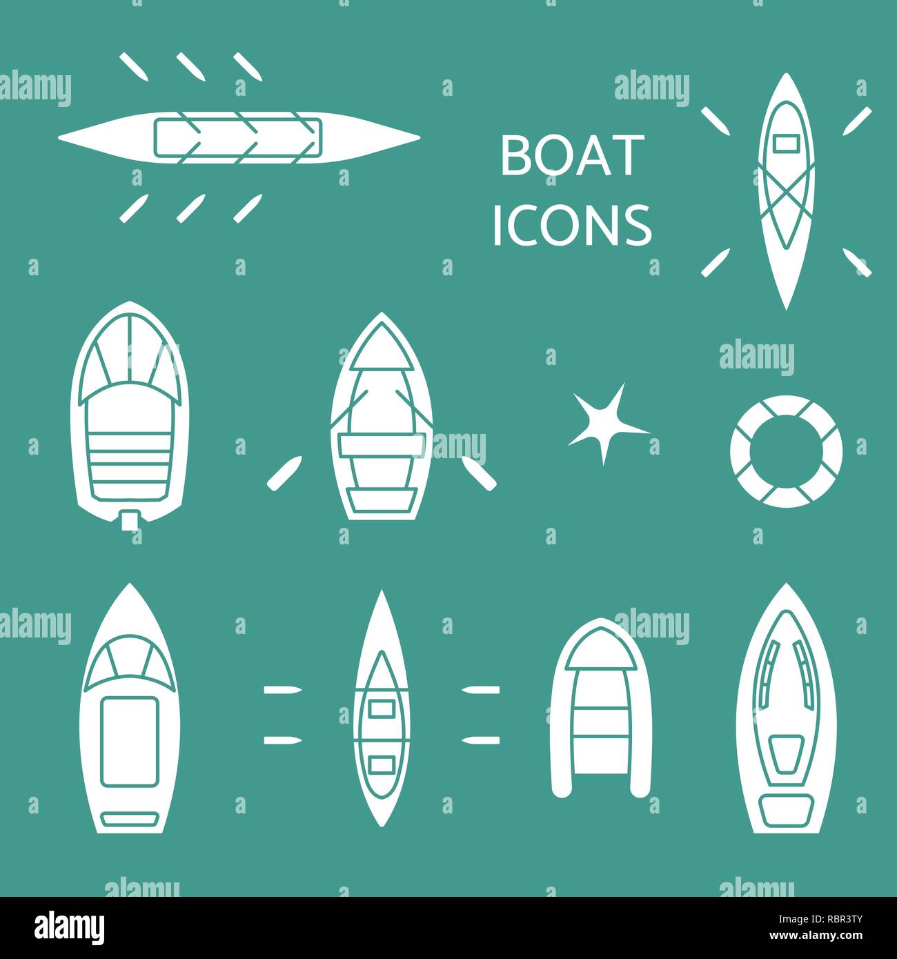 Boat dinghy Stock Vector Images Alamy