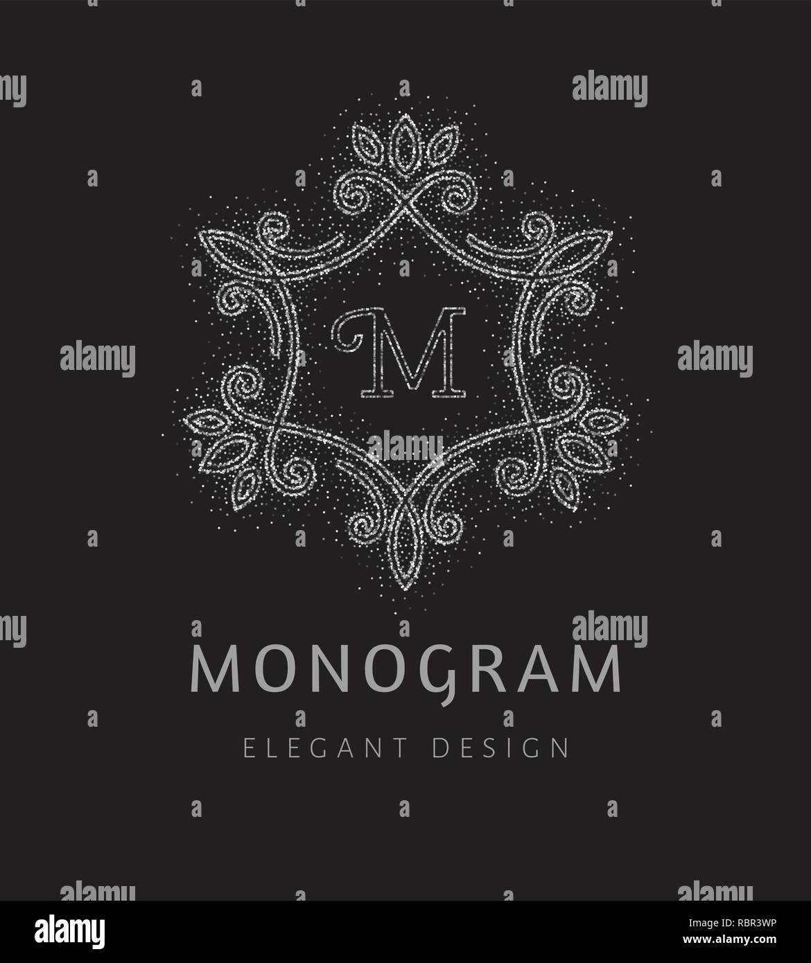Elegant hand drawn retro floral frame Stock Vector Image & Art - Alamy