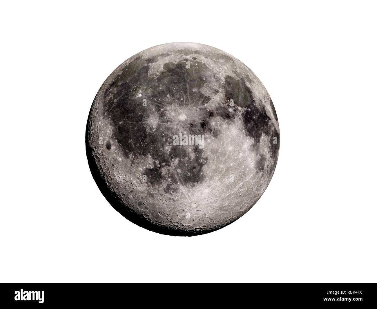 Illustration of the moon Stock Photo - Alamy