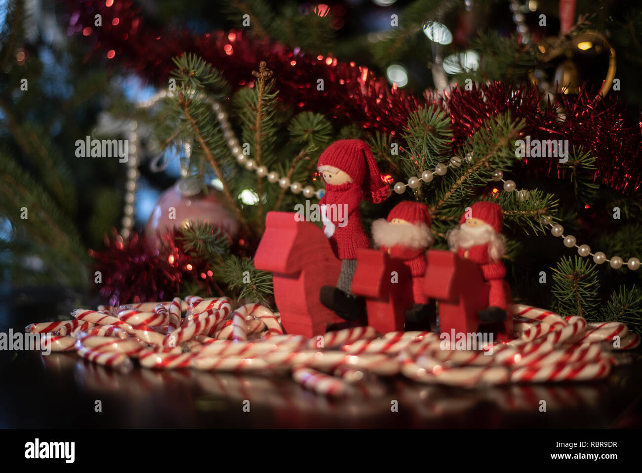 Christmas decorations hand made from Europe Stock Photo Alamy