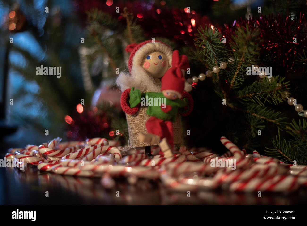 Christmas decorations hand made from Europe Stock Photo Alamy