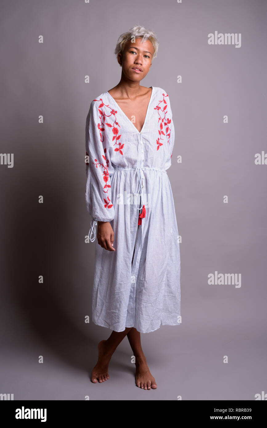 Androgynous Woman Full Length Stock Photos Androgynous Woman