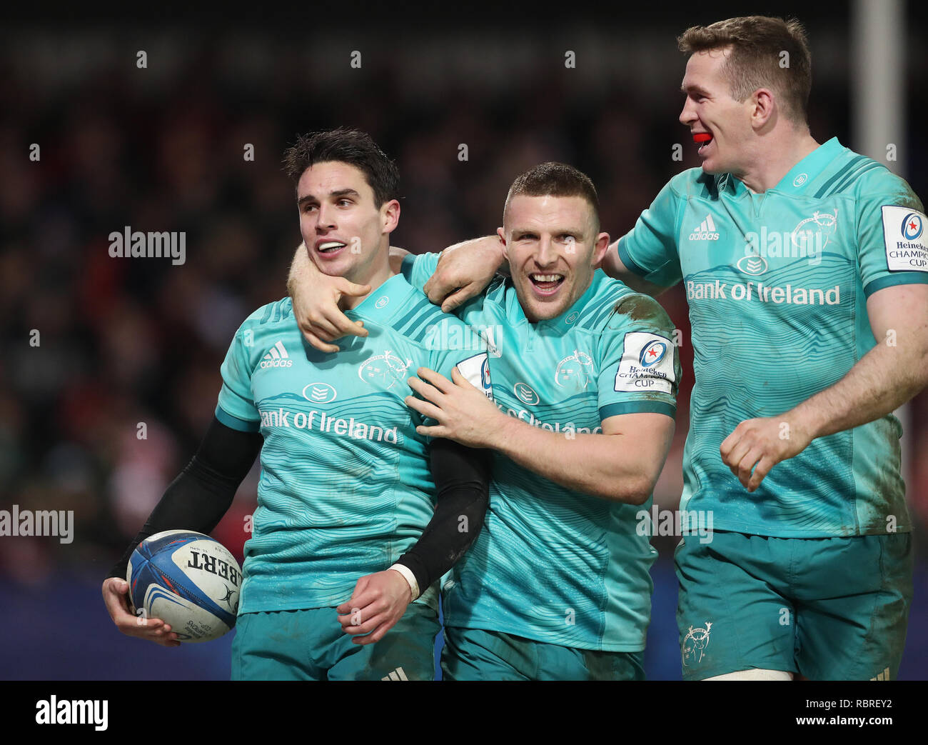 Munsters Andrew Conway Celebrates Scoring Hi-res Stock Photography And ...