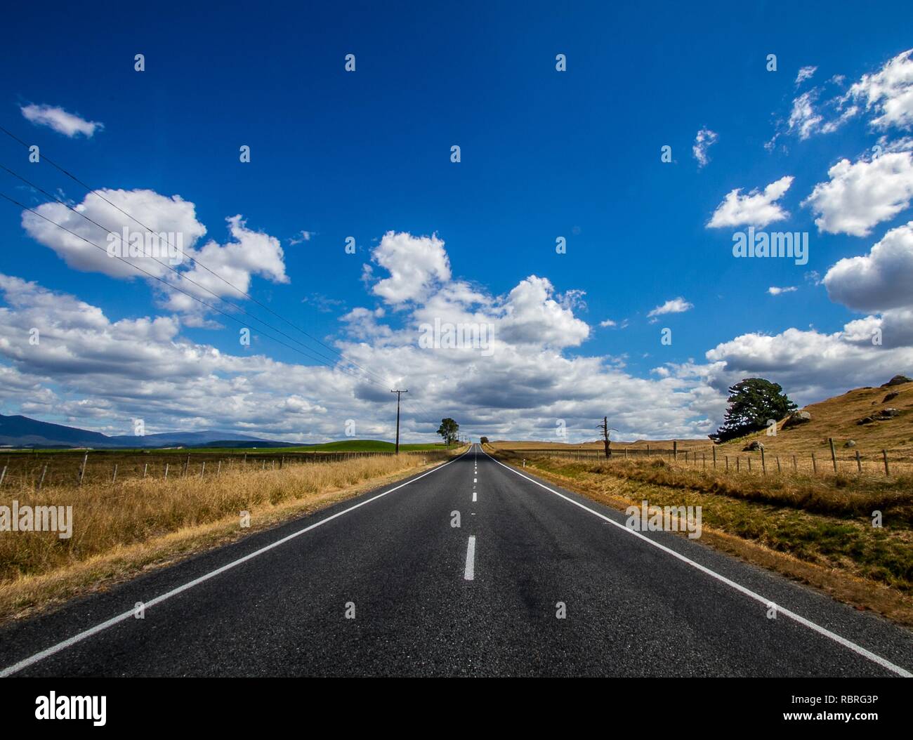 The Long Road Stock Photo Alamy