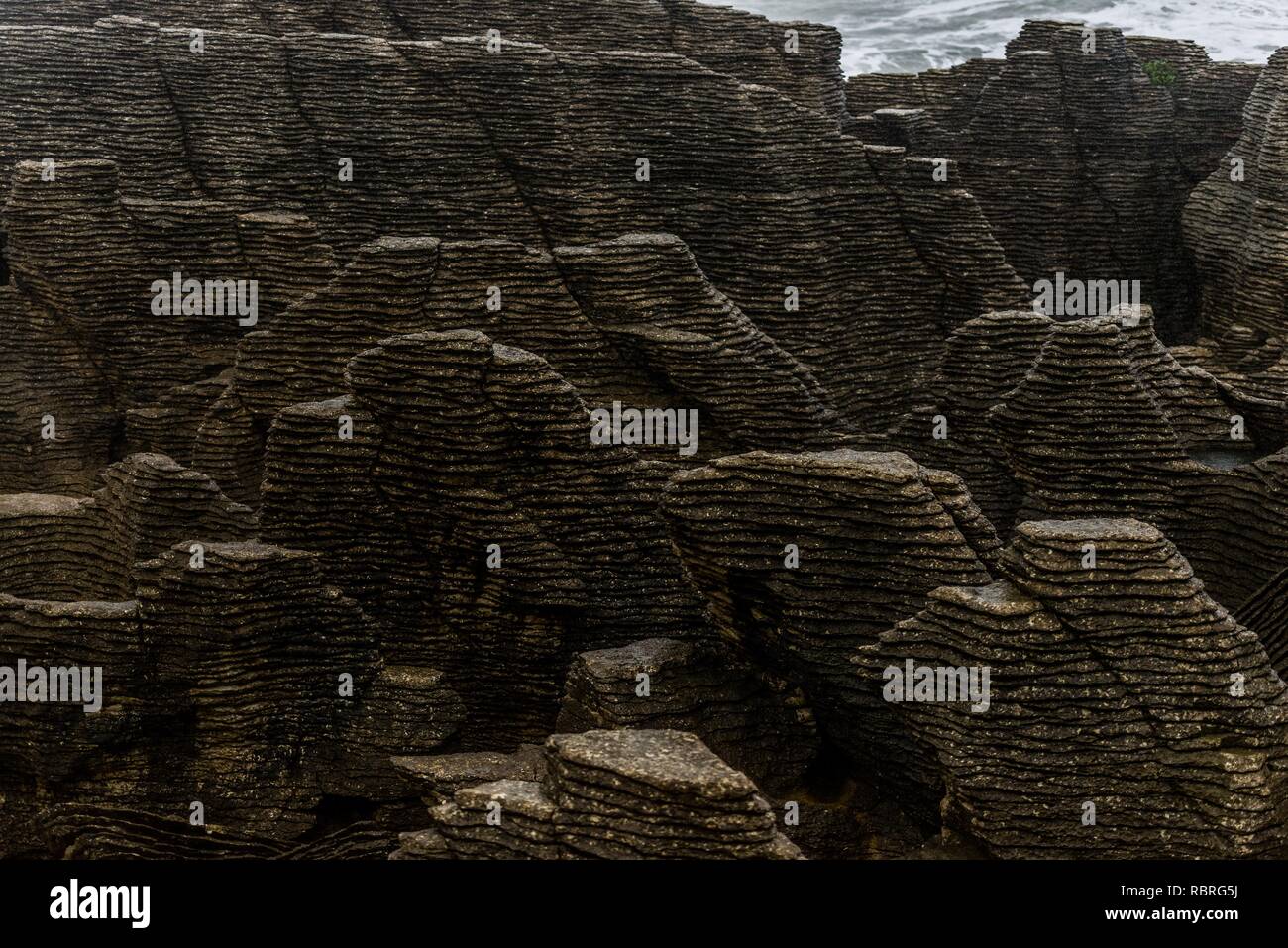 Pancake Rocks, Punakaiki Stock Photo - Alamy