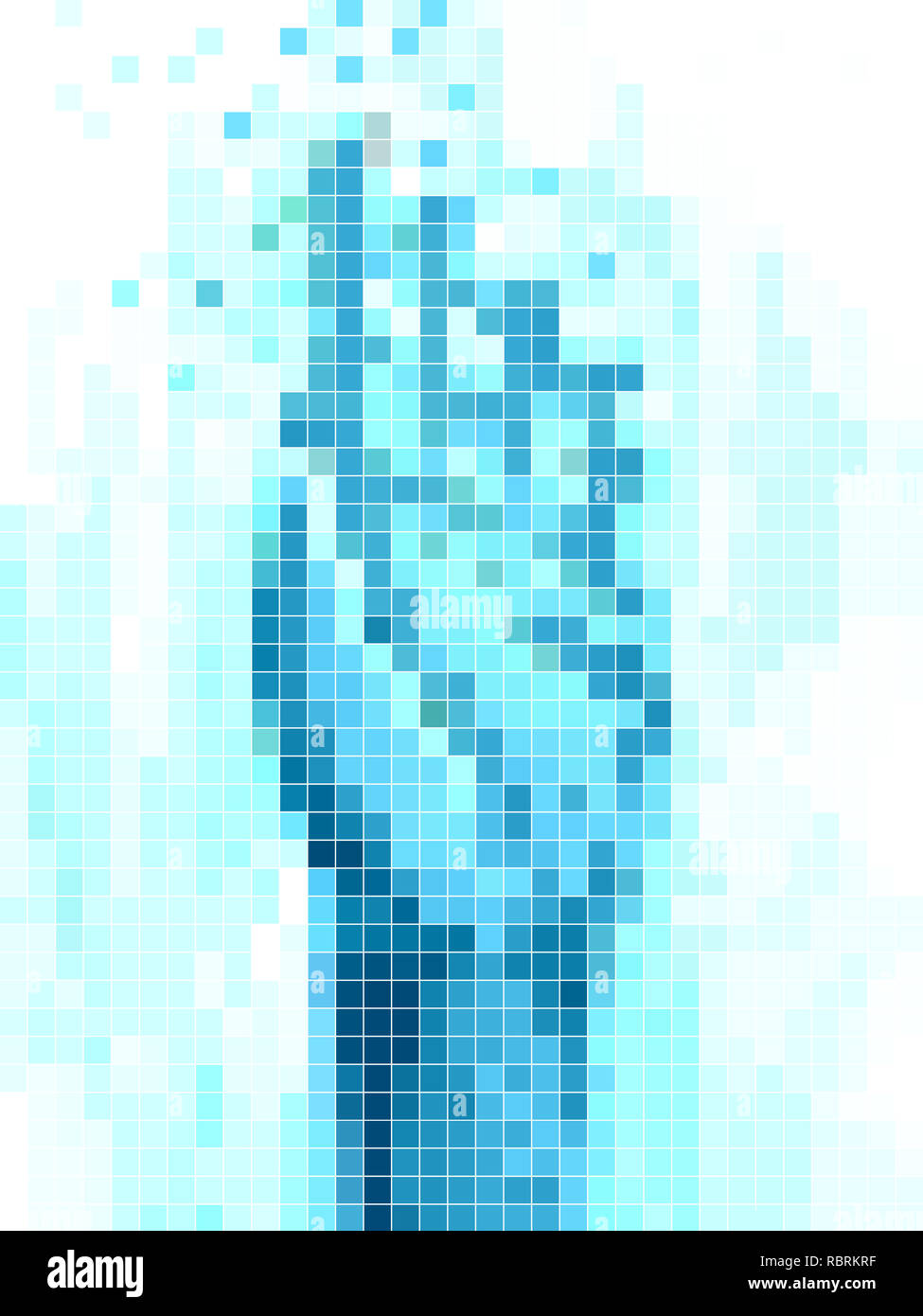 Hand pixel art hi-res stock photography and images - Alamy