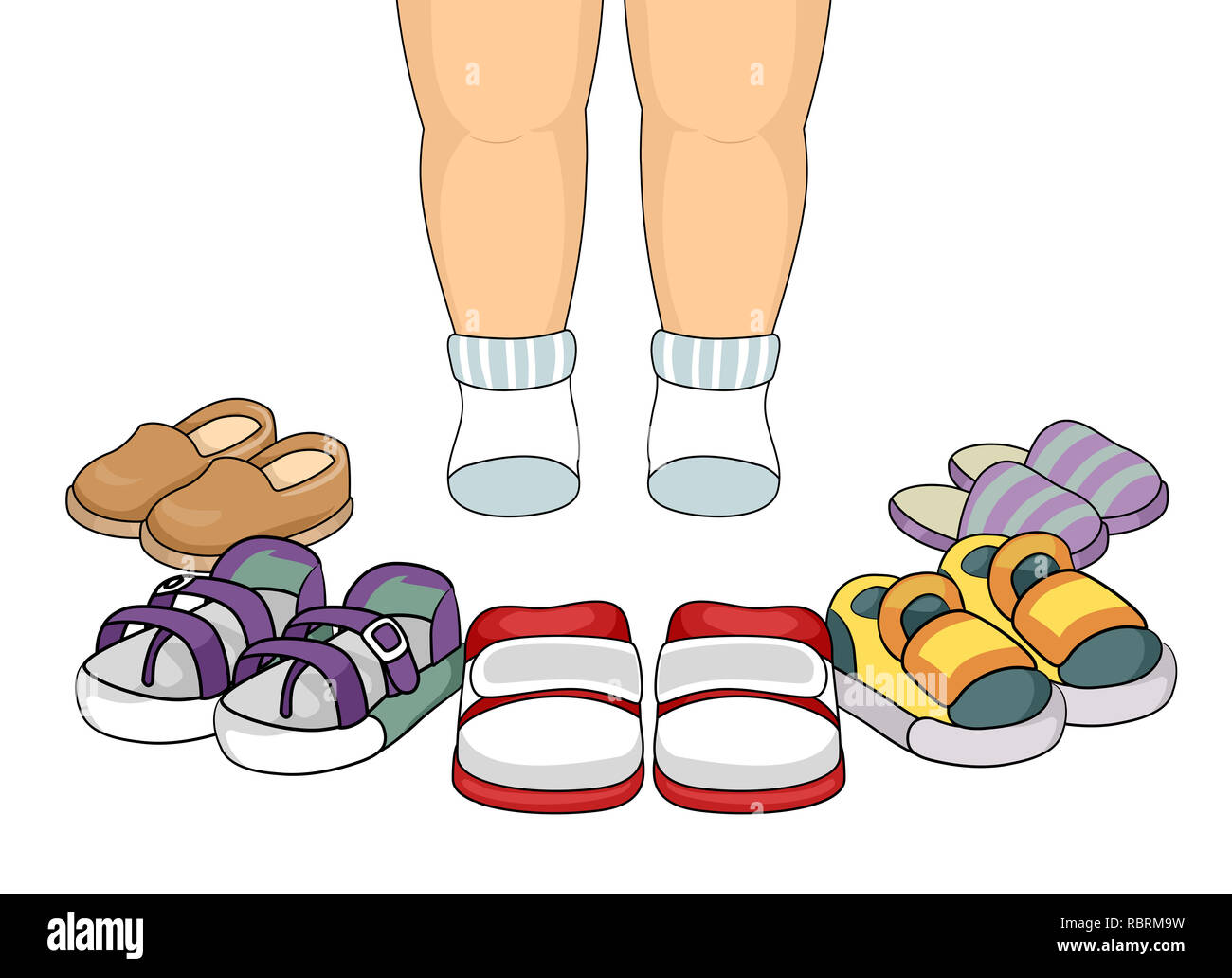 Kids Socks Clip Art