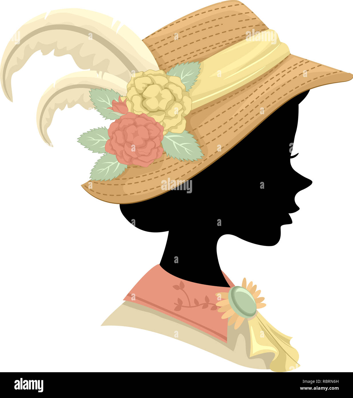 Victorian hat hi-res stock photography 