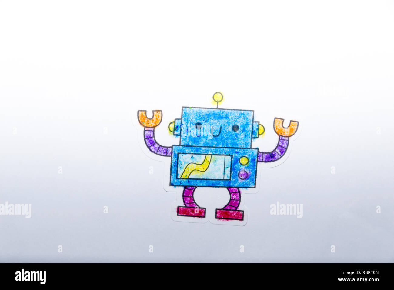 Colourful robot hi-res stock photography and images - Alamy