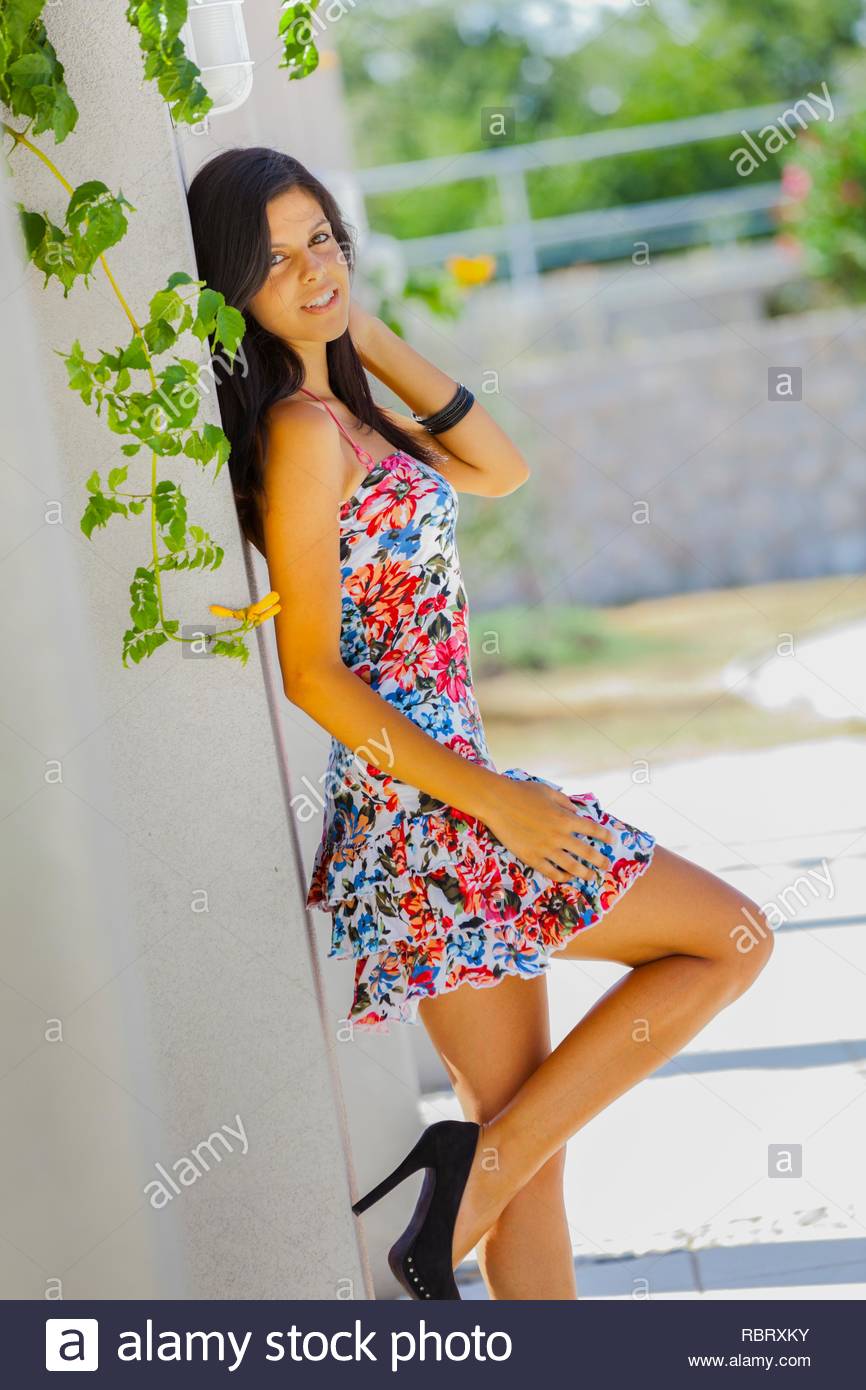 Looking At Camera Teen Girl Profile Side View Three Quarter Length Body Solo Human Being Person Young Woman Legs Heels Looking At Camera Teen Girl Profile Side View Three Quarter Length Body Solo Human Being Person Young Woman Legs Heels