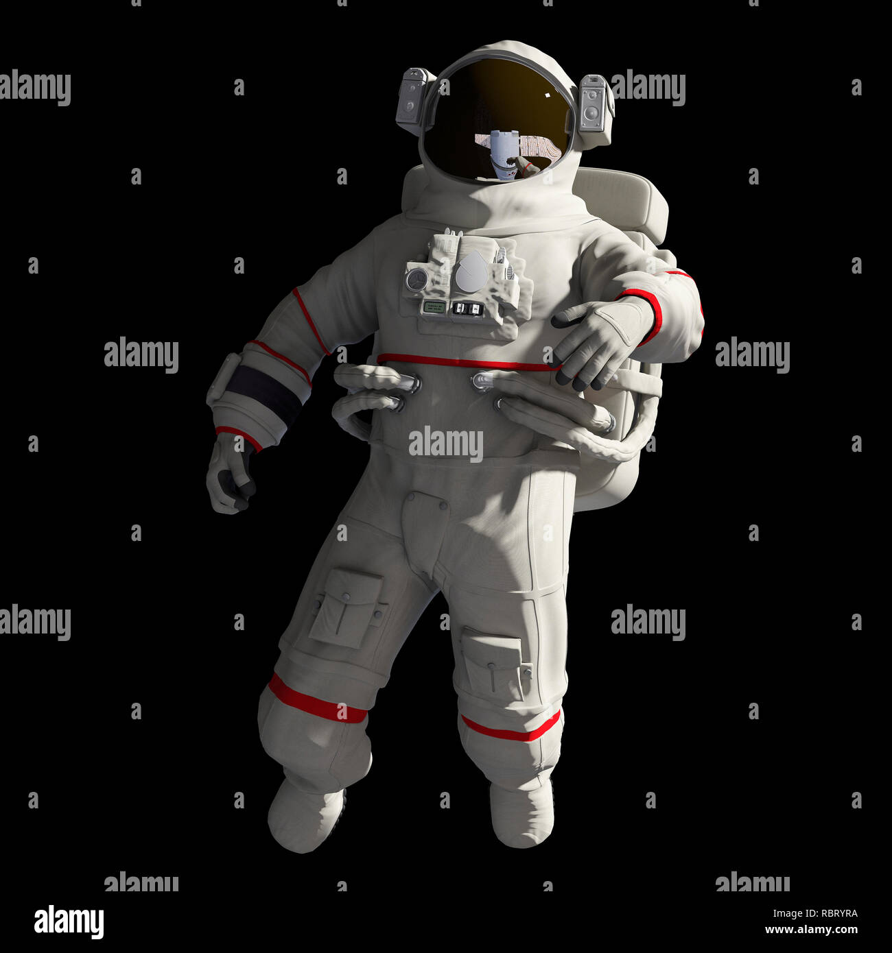 Futuristic astronaut in space suit hi-res stock photography and images ...