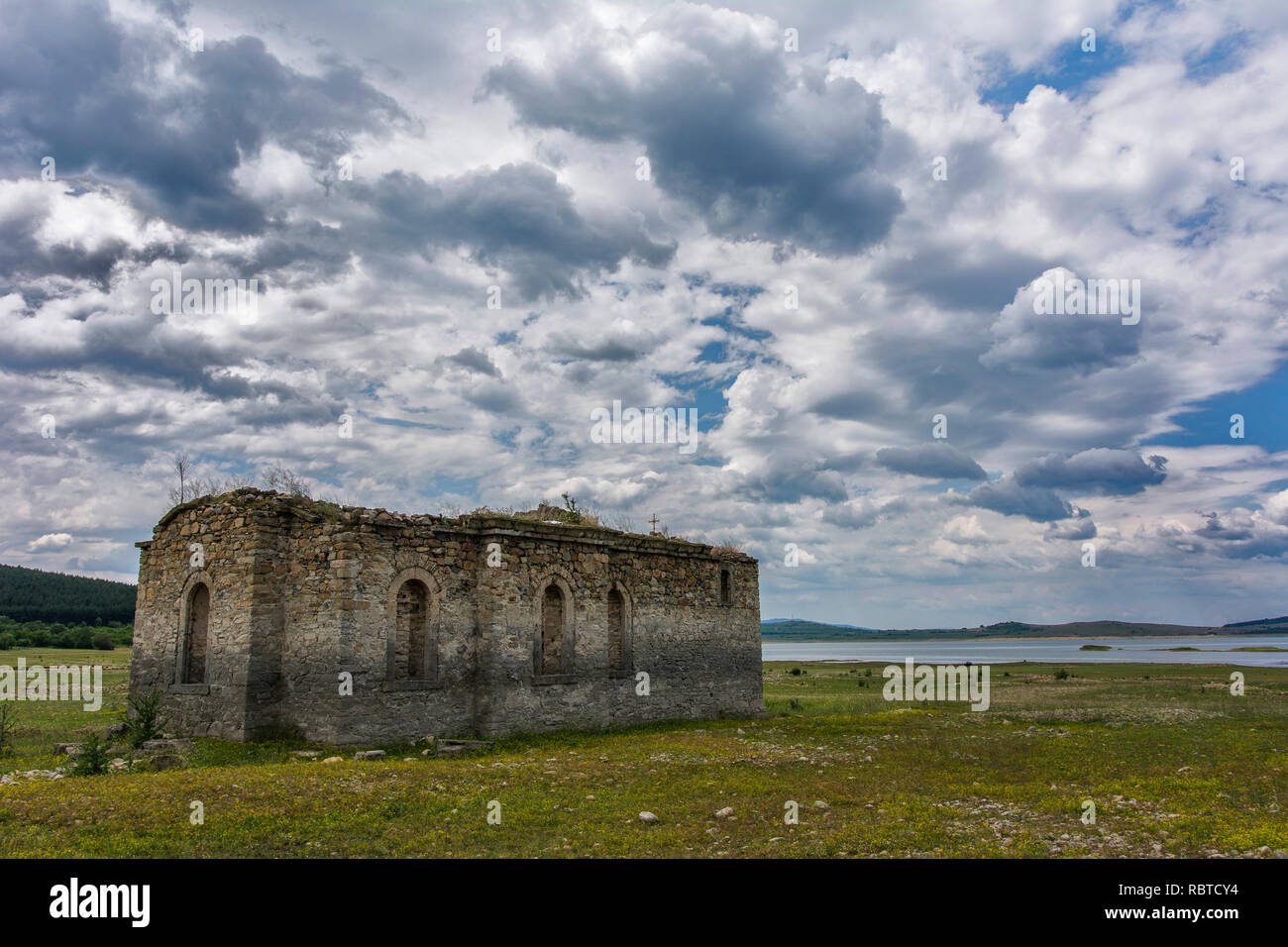 abandoned church in Bulgaria Stock Photo