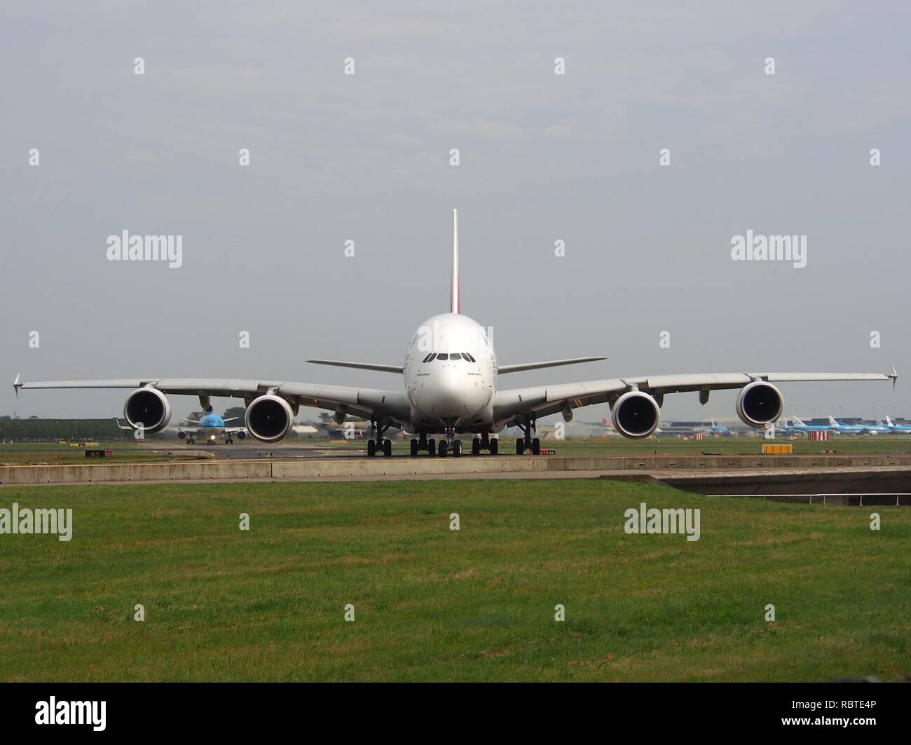 A6-EEB Emirates Airbus A380-861 - cn 109, 13 jun -2013 pic1. Stock Photo