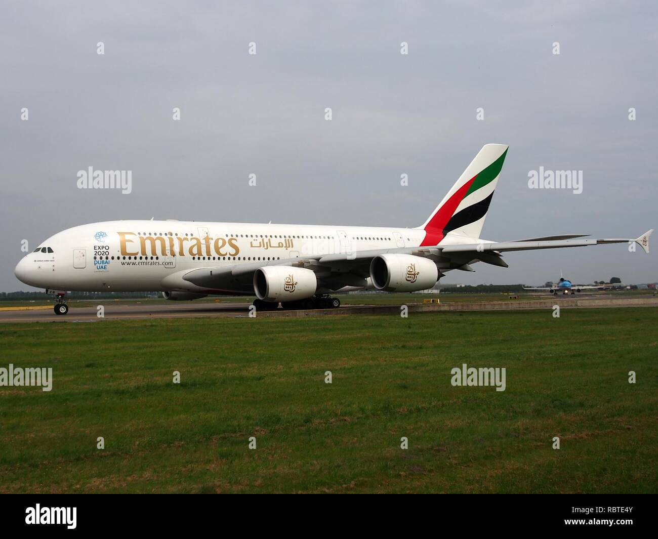 A6-EEB Emirates Airbus A380-861 - cn 109, 13 jun -2013 pic3. Stock Photo