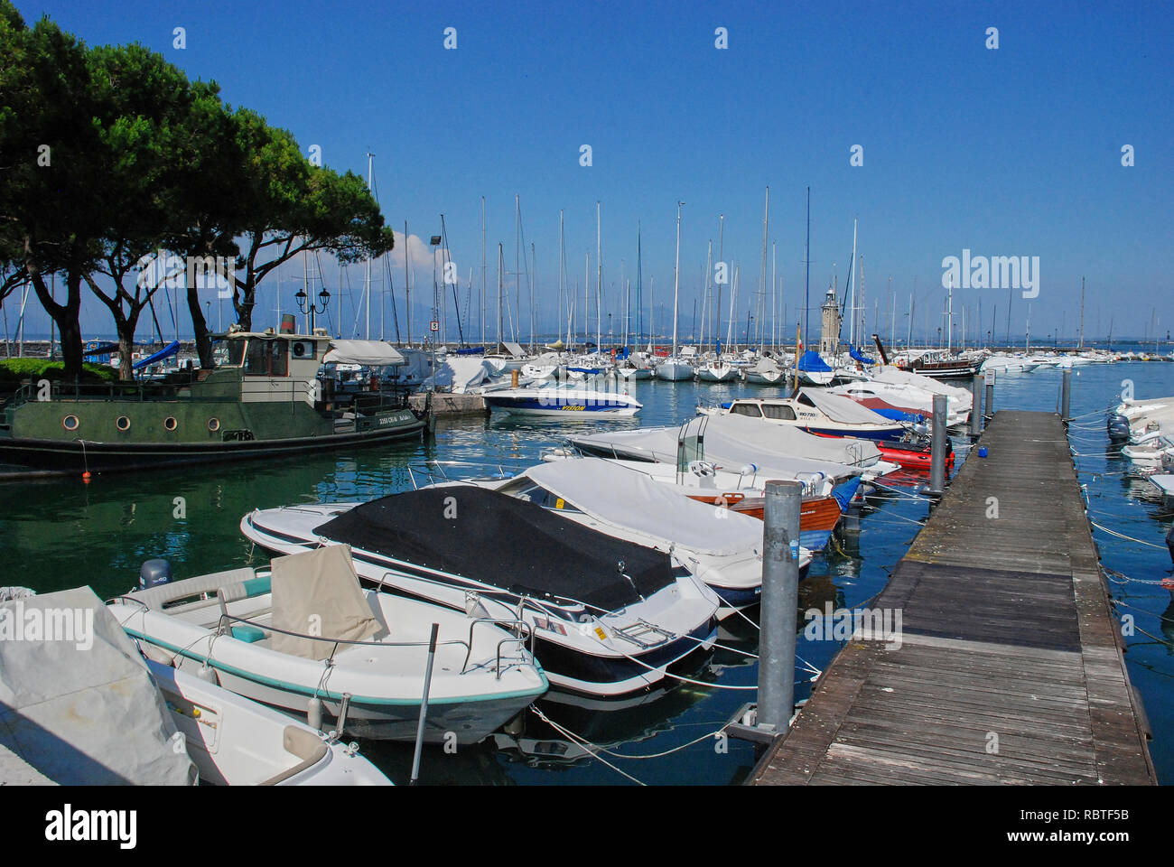 Desenzano del Garda, Italy boats Stock Photo