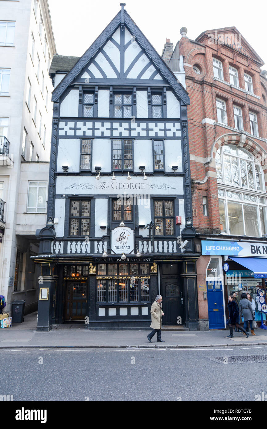 The public house on the Strand and the Pig & Goose Restaurant