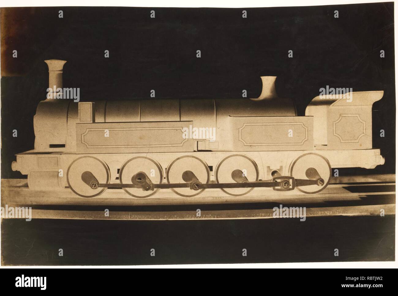 -Model of a P.L.M. Locomotive- Stock Photo