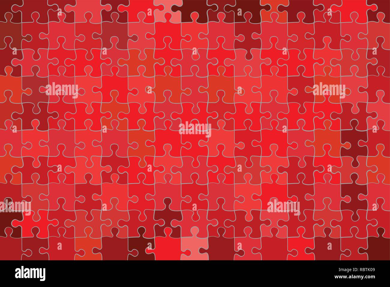 Red grunge puzzle background - illustration Stock Vector Image & Art