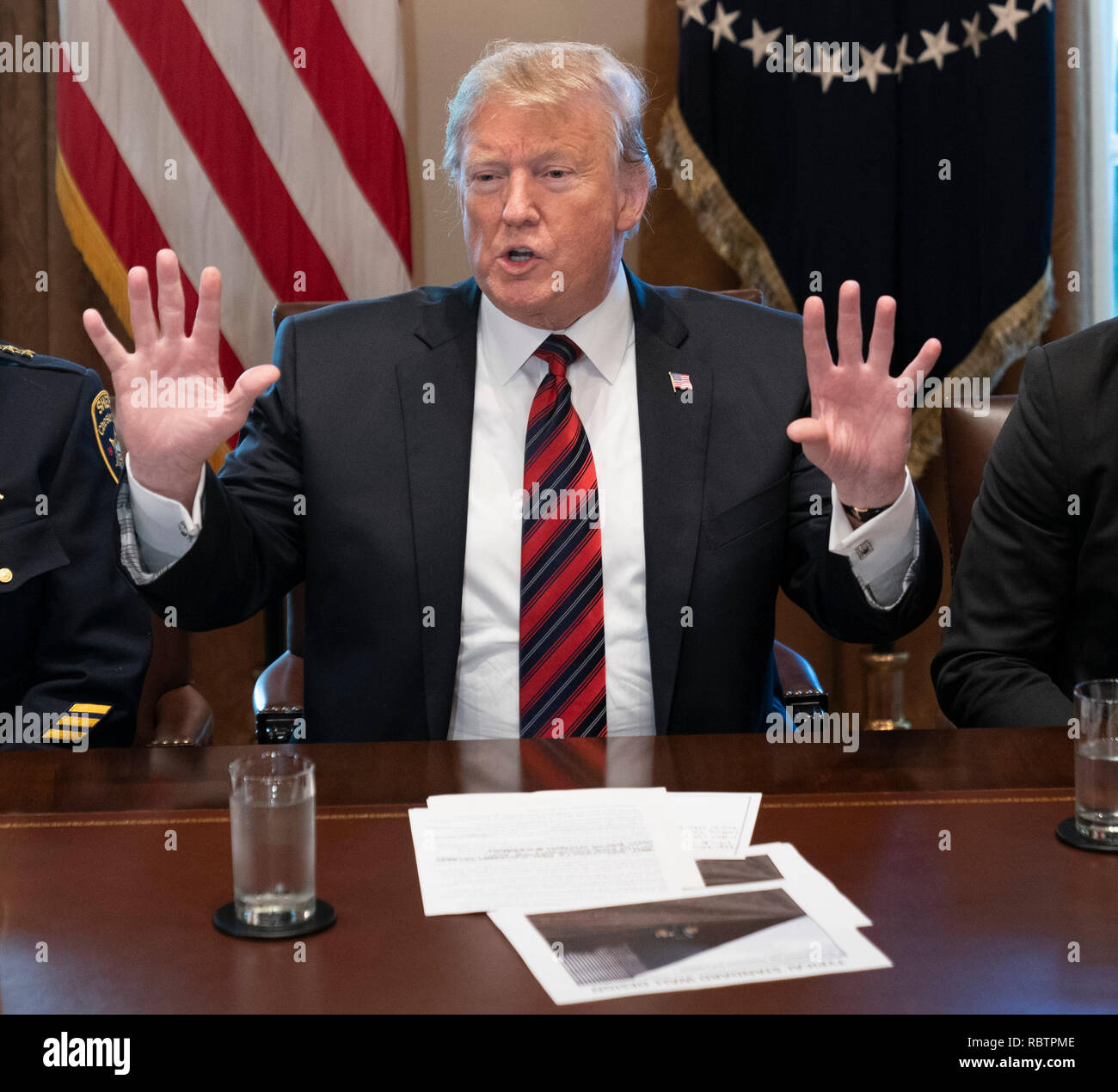 Trump Round Table United States President Donald J. Trump participates in a roundtable ...