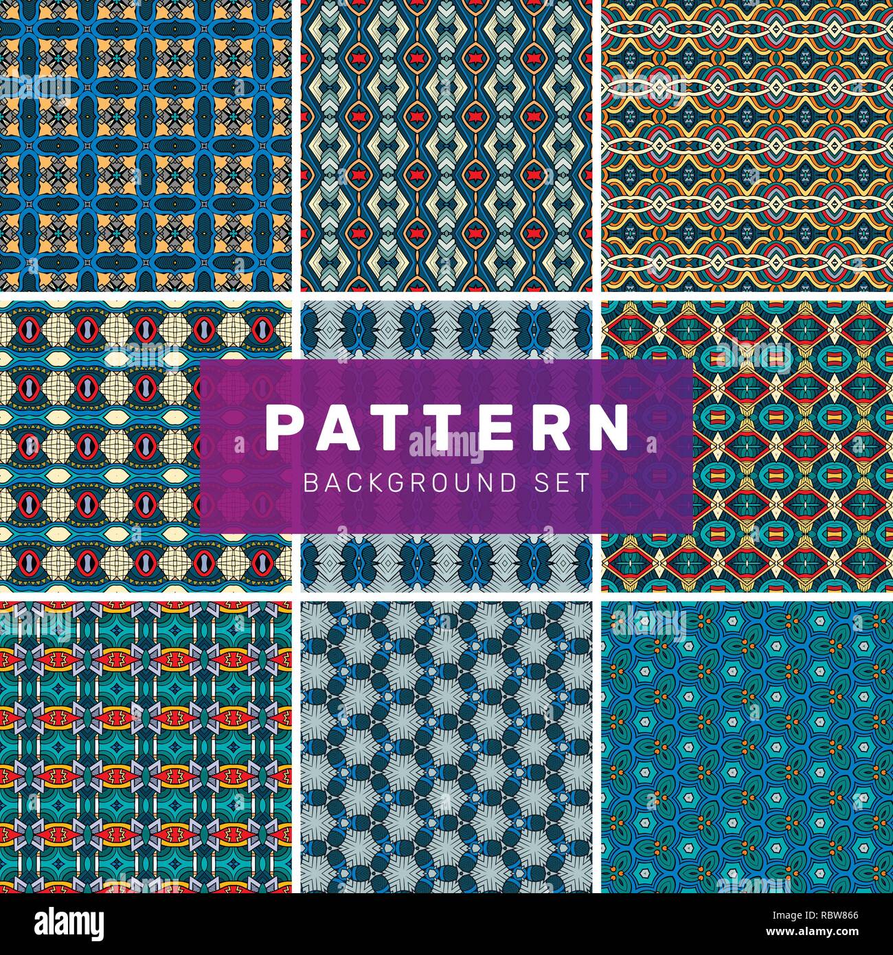 Geometric Pattern Vs Abstract Pattern Indesign Quilt layout Stock Vector Images - Alamy