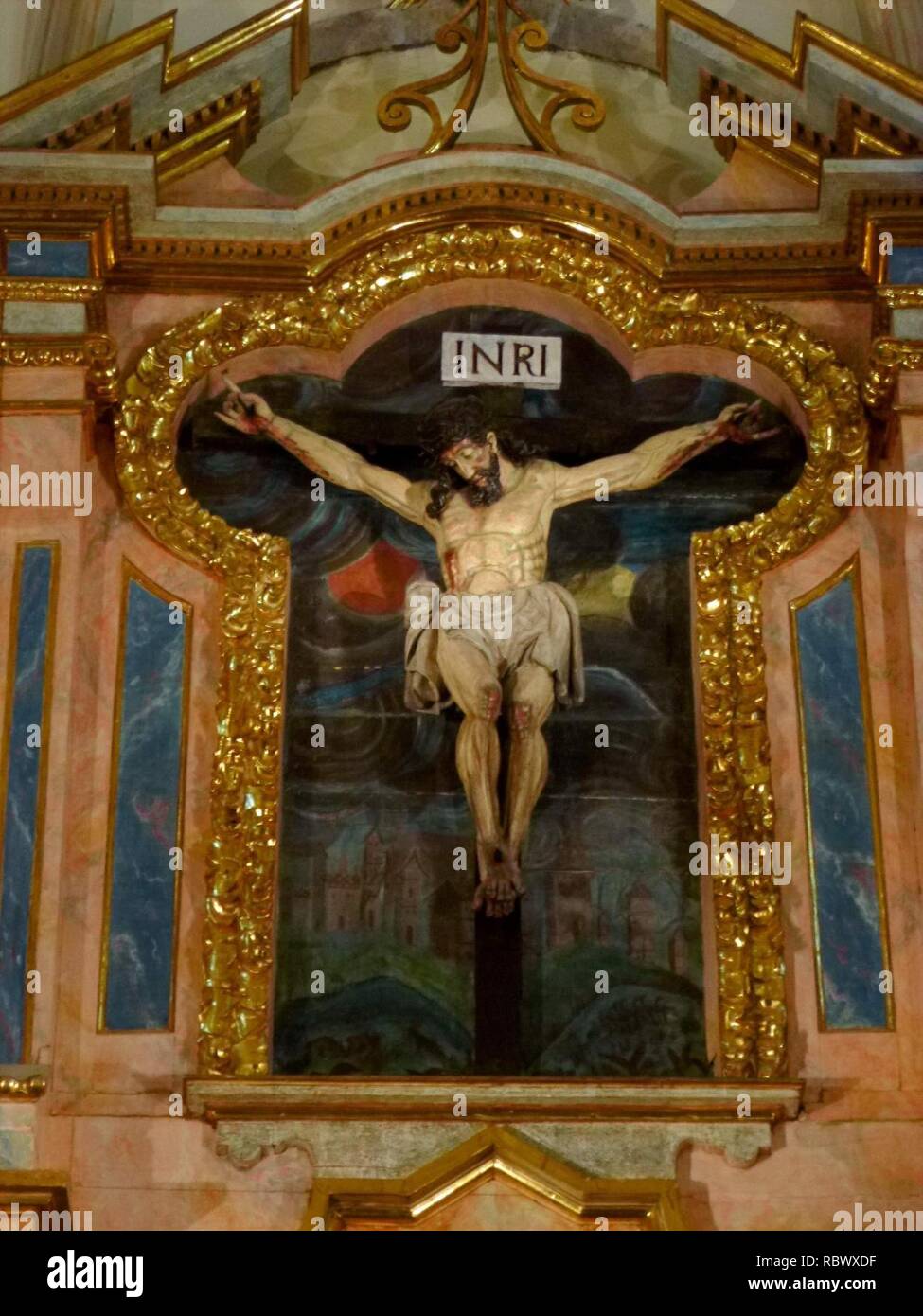 Abadiño Iglesia de San Torcuato Mártir (San Trokaz) 23 Stock Photo