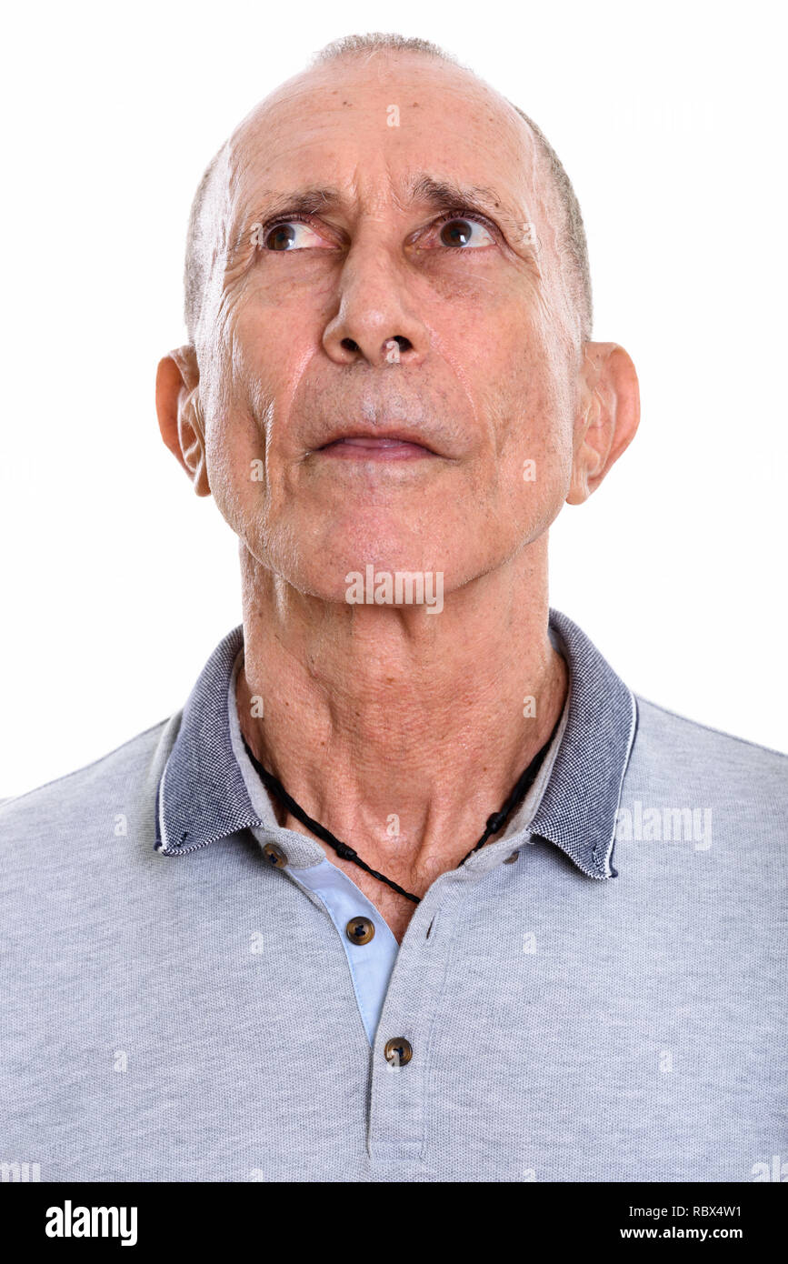 Elderly man thinking hi-res stock photography and images - Alamy