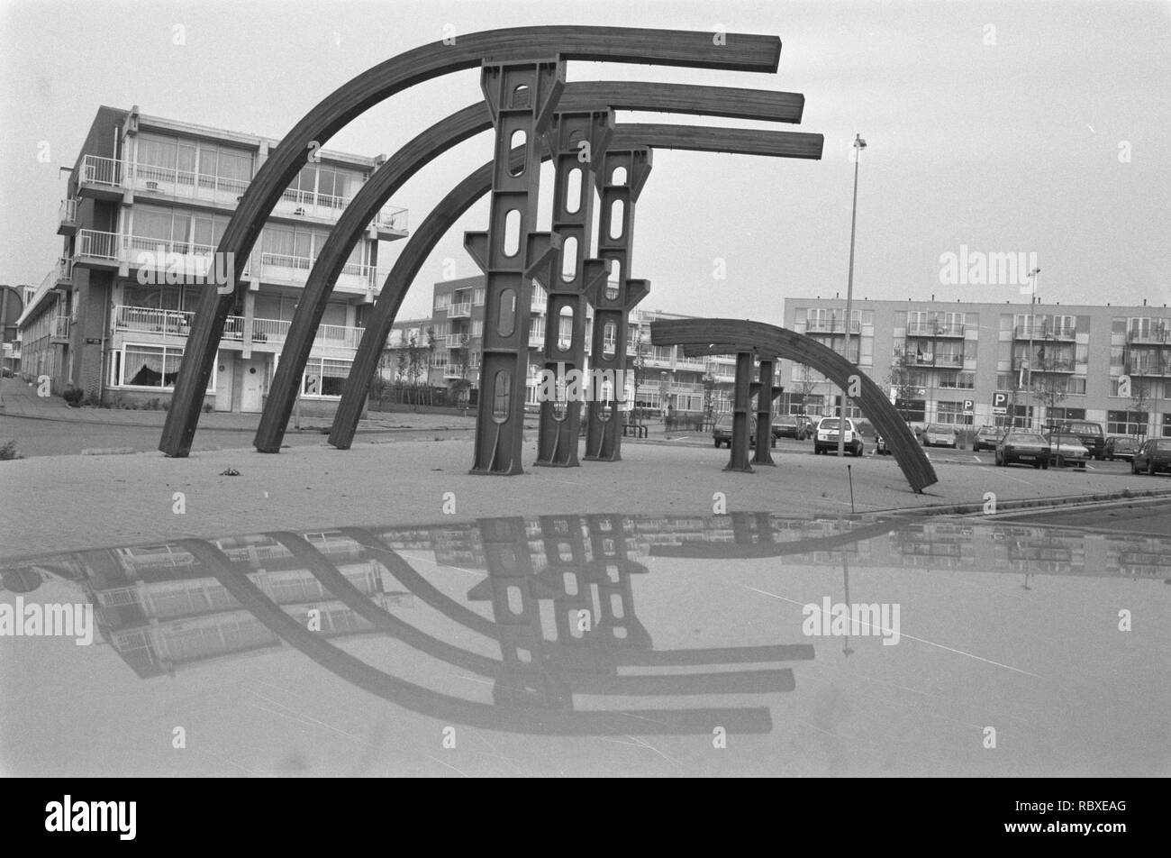 ADM-monument in Amsterdam Noord i.v.m. onthulling a.s. vrijdag, Bestanddeelnr 934-3414. Stock Photo