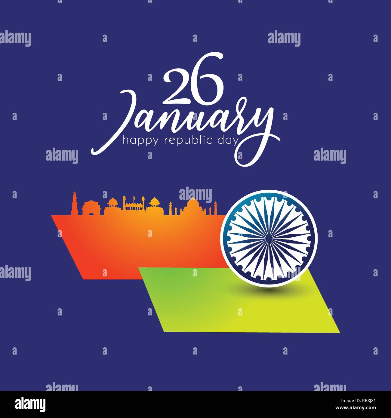 indian republic day 26th January Background Stock Vector Image & Art Alamy