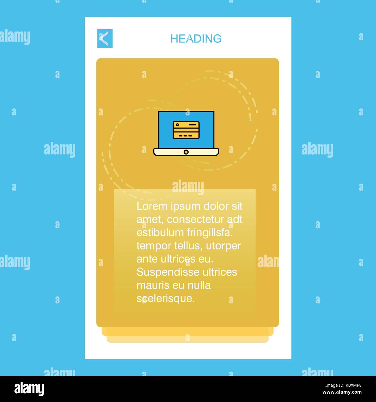 Online Banking Mobile Vertical Banner Design Design Vector Stock