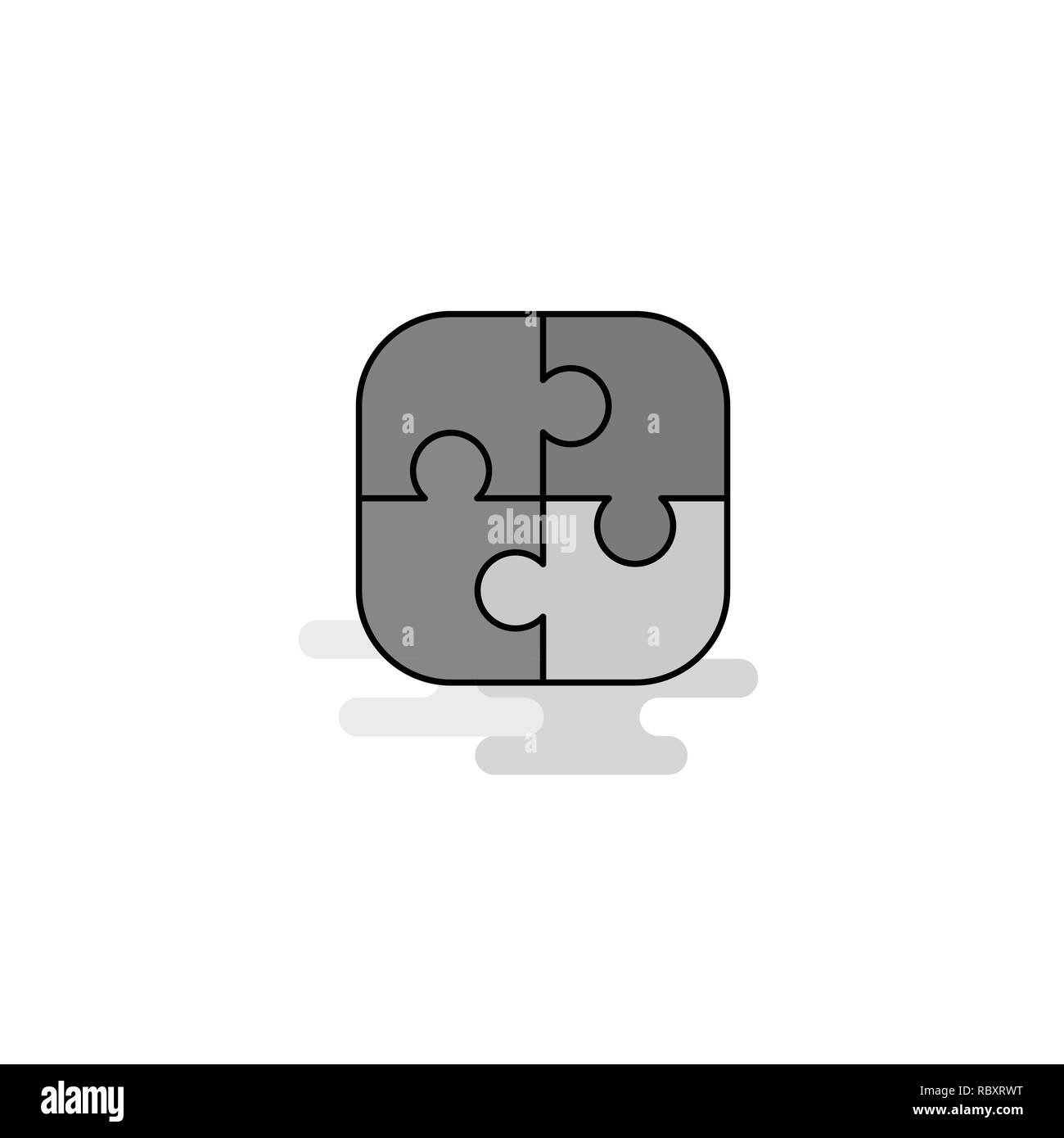 Puzzle Template Puzzle Pieces Vector Set Separate Puzzle Pieces Editable  Stroke Puzzle Isolated On Transparent Background Vector Stock Illustration  - Download Image Now - iStock