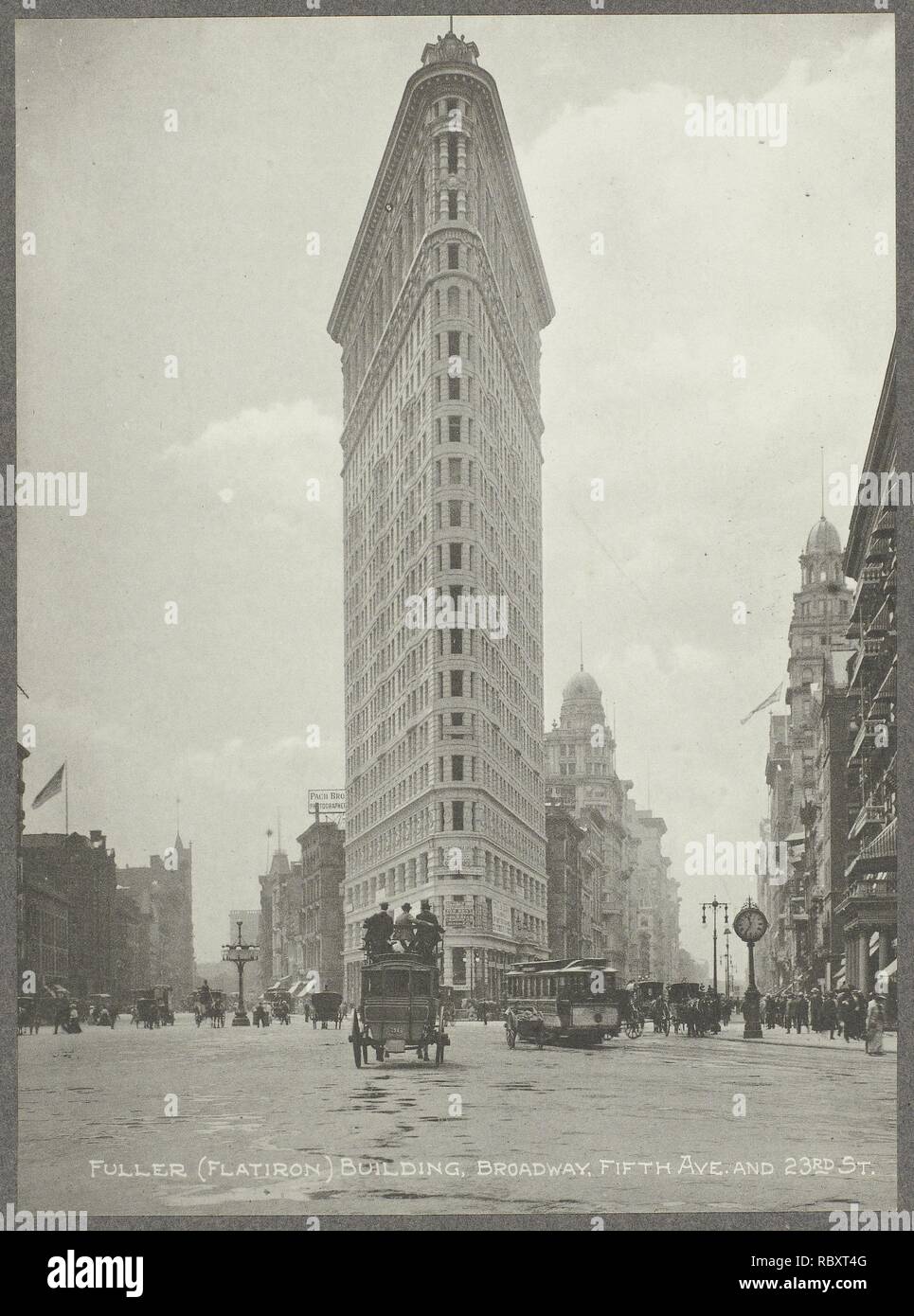 Flatiron Building Fuller Building Hoek 23rd Street Fifth Avenue En Broadway New York City Unknown 1902 Jpg Rbxt4g Stock Photo Alamy