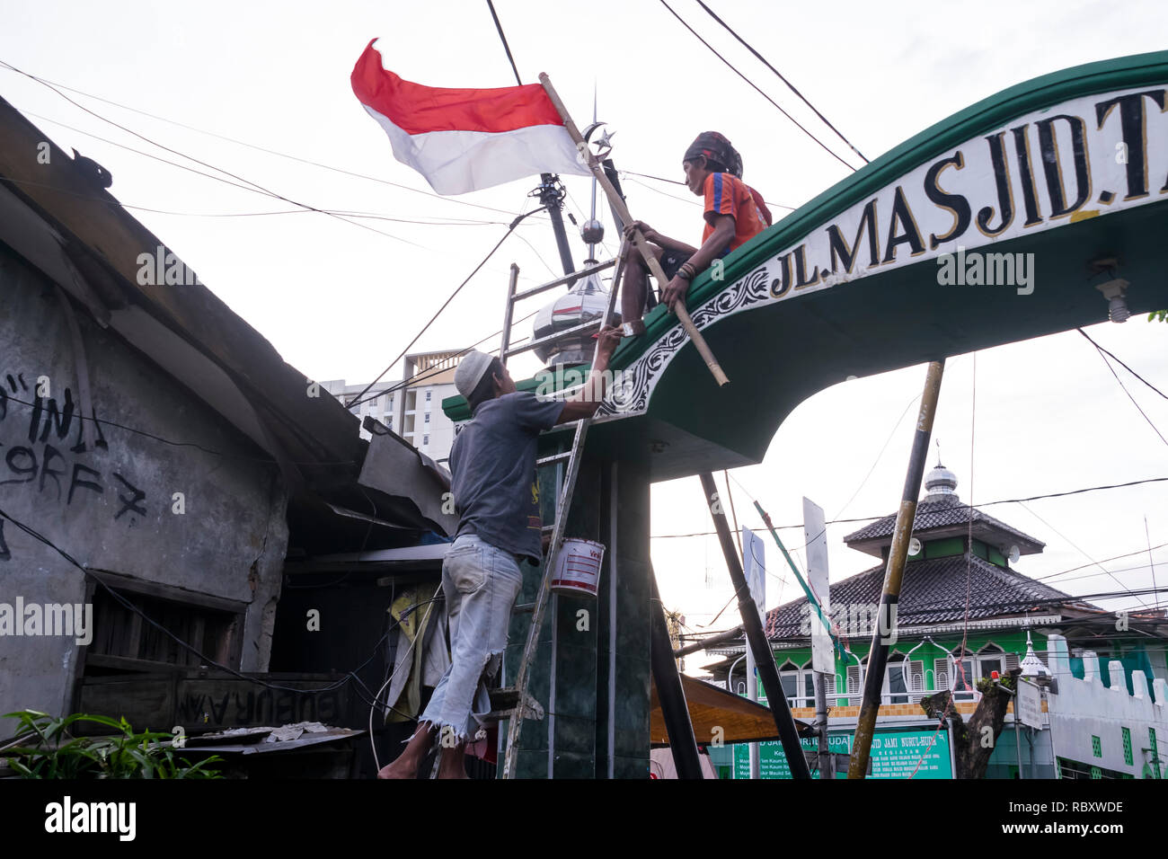 Jakarta Flag Stock Photos Jakarta Flag Stock Images Alamy