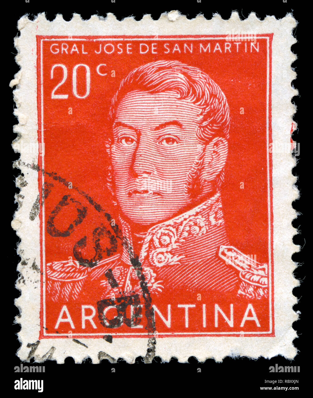 José de san martín stamp hi-res stock photography and images José de san martín stamp hi-res stock photography and images