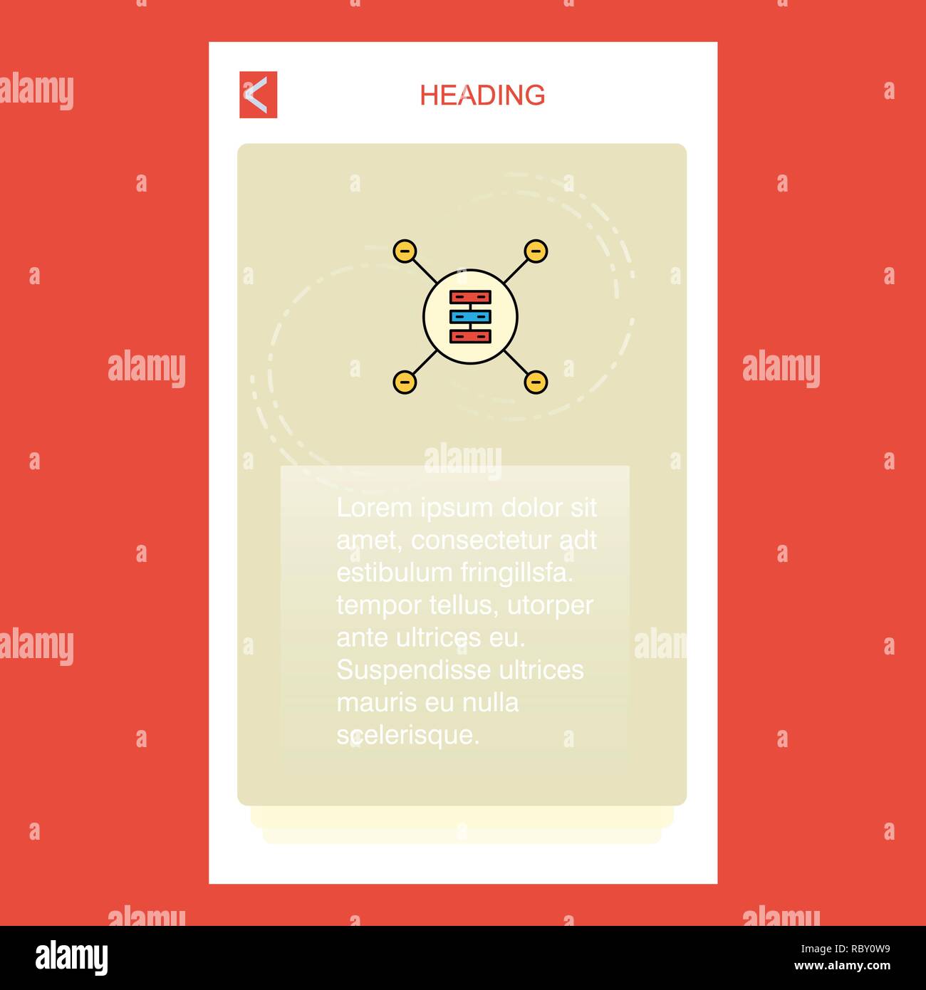 Networks router mobile vertical banner design design. Vector Stock ...