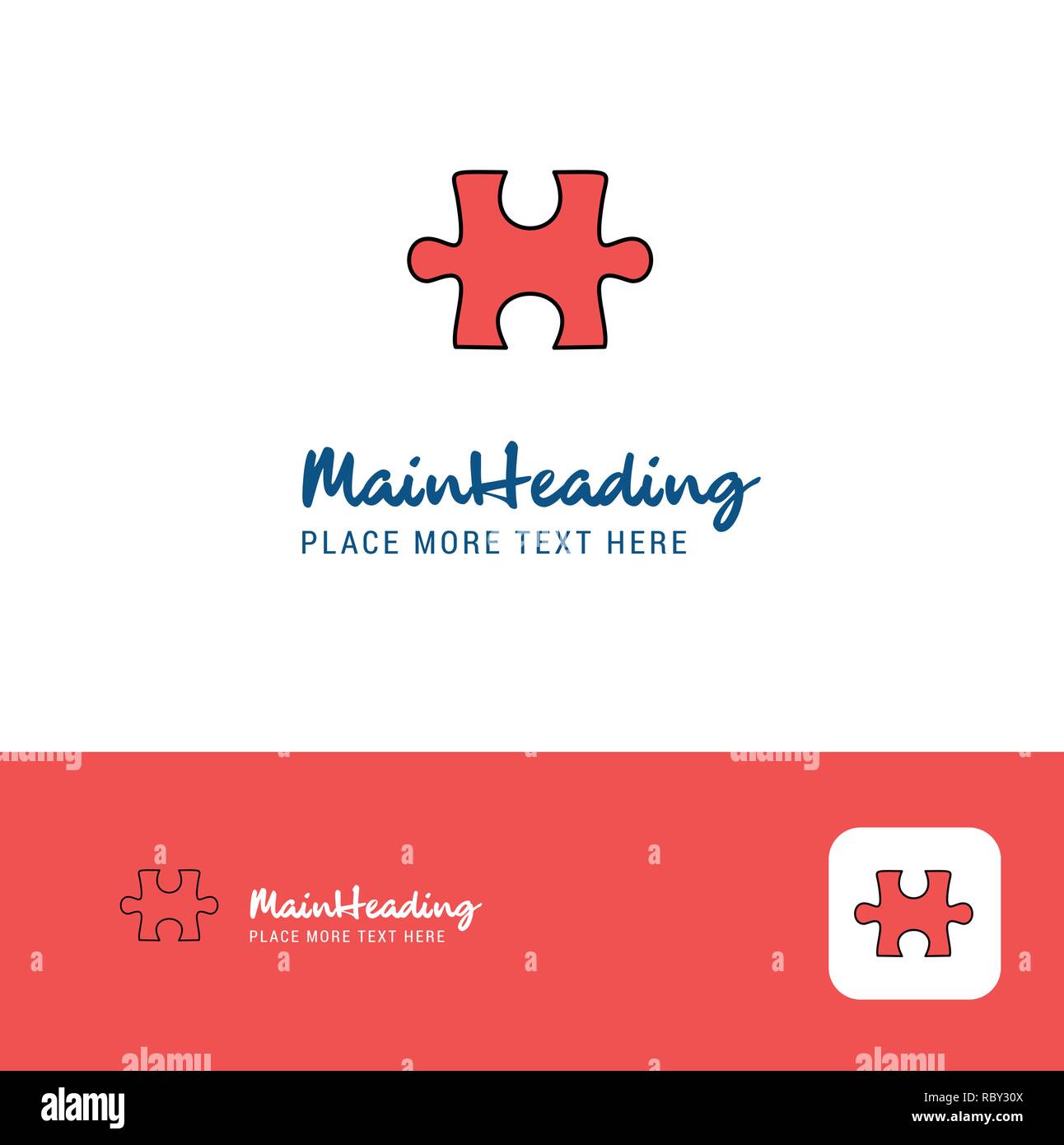 Creative Puzzle Piece Logo Design Flat Color Logo Place For Tagline Vector Illustration Stock Vector Image Art Alamy
