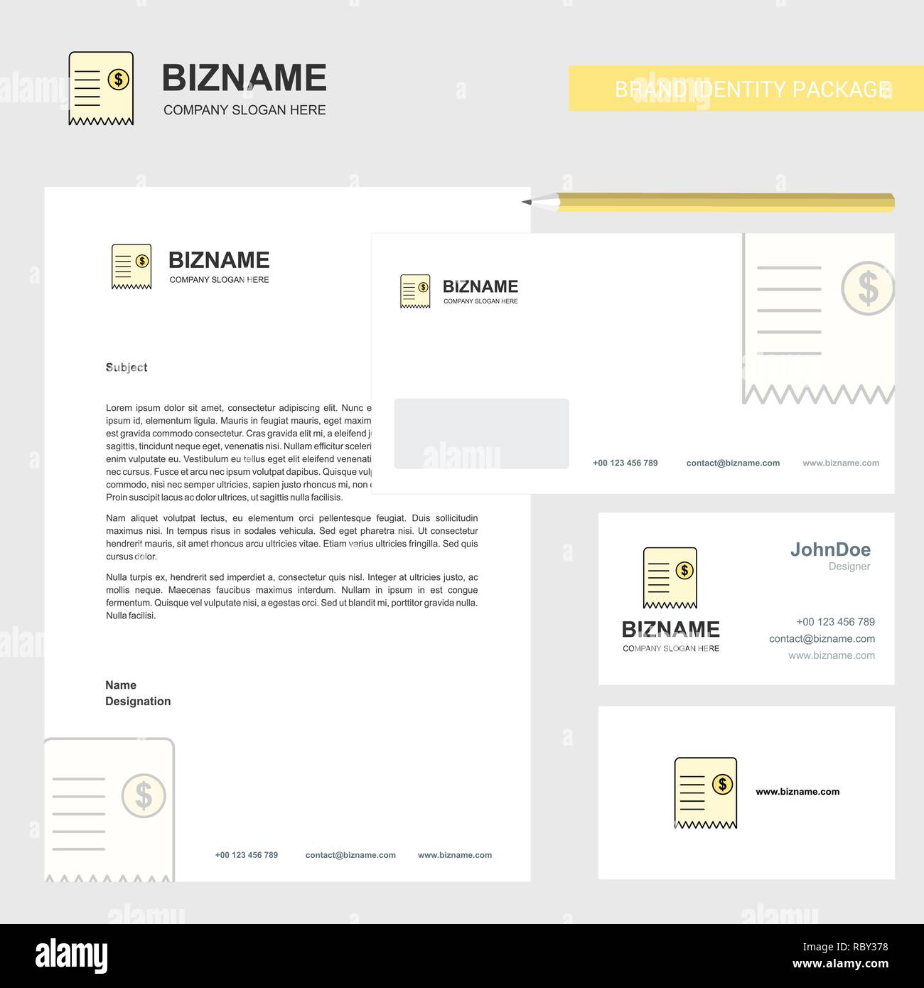 👔 🕴🏼 Corporate business branding identity, letterhead, business card,  invoice, envelope design Premium PSD – GraphicsFamily