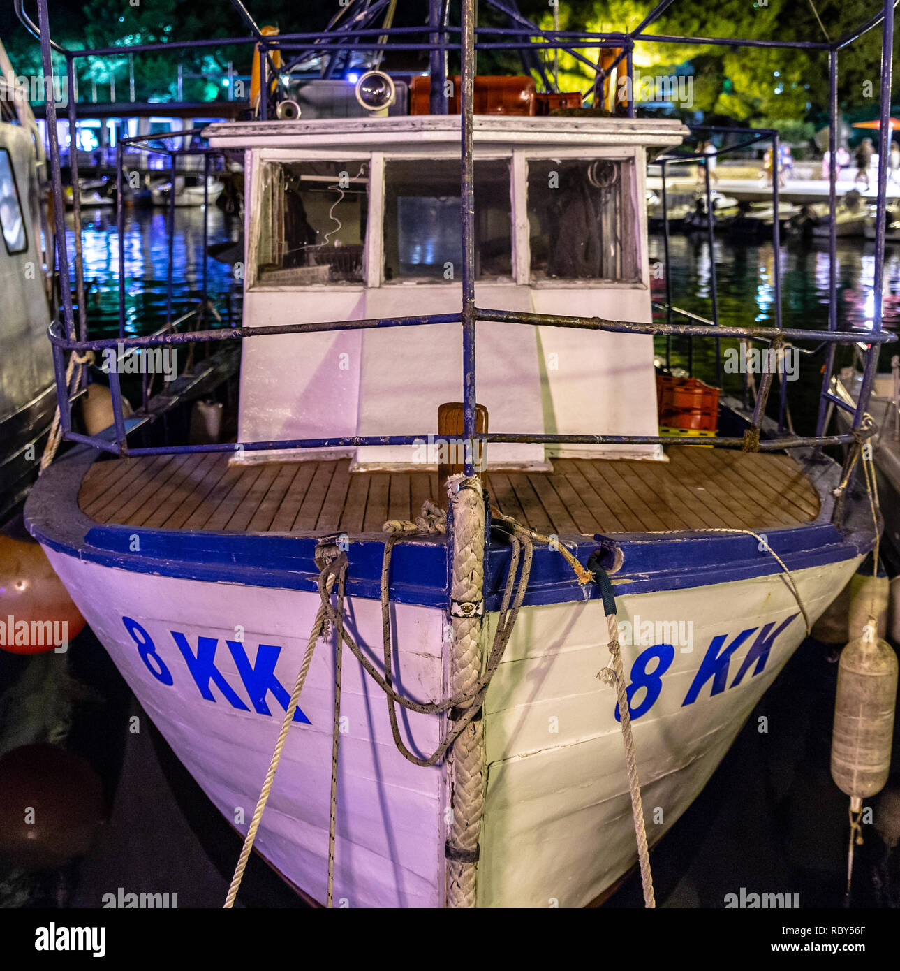 Night fishing boat hi-res stock photography and images - Alamy