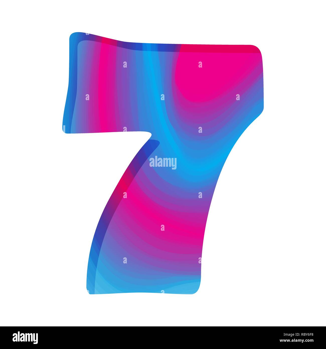 number seven clipart