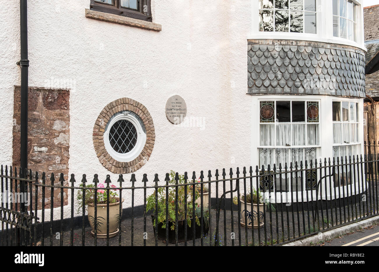 Follett Lodge, Ferry Road, Topsham Stock Photo Alamy