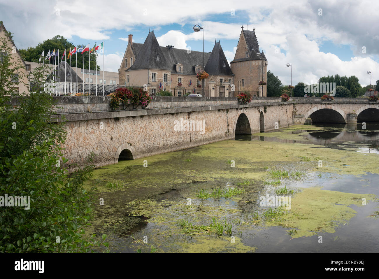 The Town Hall At La Fleche In The Loire Region Of France Stock Photo Alamy