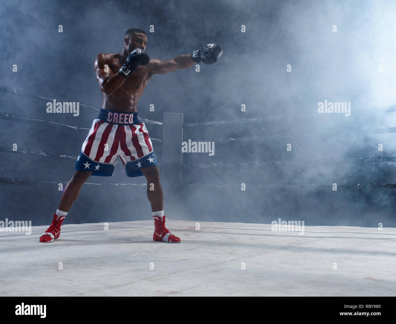 Creed II is a 2018 American sports drama film directed by Steven Caple Jr., and written by Juel Taylor and Sylvester Stallone, from a story by Sascha Penn and Cheo Hodari Coker.    This photograph is for editorial use only and is the copyright of the film company and/or the photographer assigned by the film or production company and can only be reproduced by publications in conjunction with the promotion of the above Film. A Mandatory Credit to the film company is required. The Photographer should also be credited when known. Stock Photo