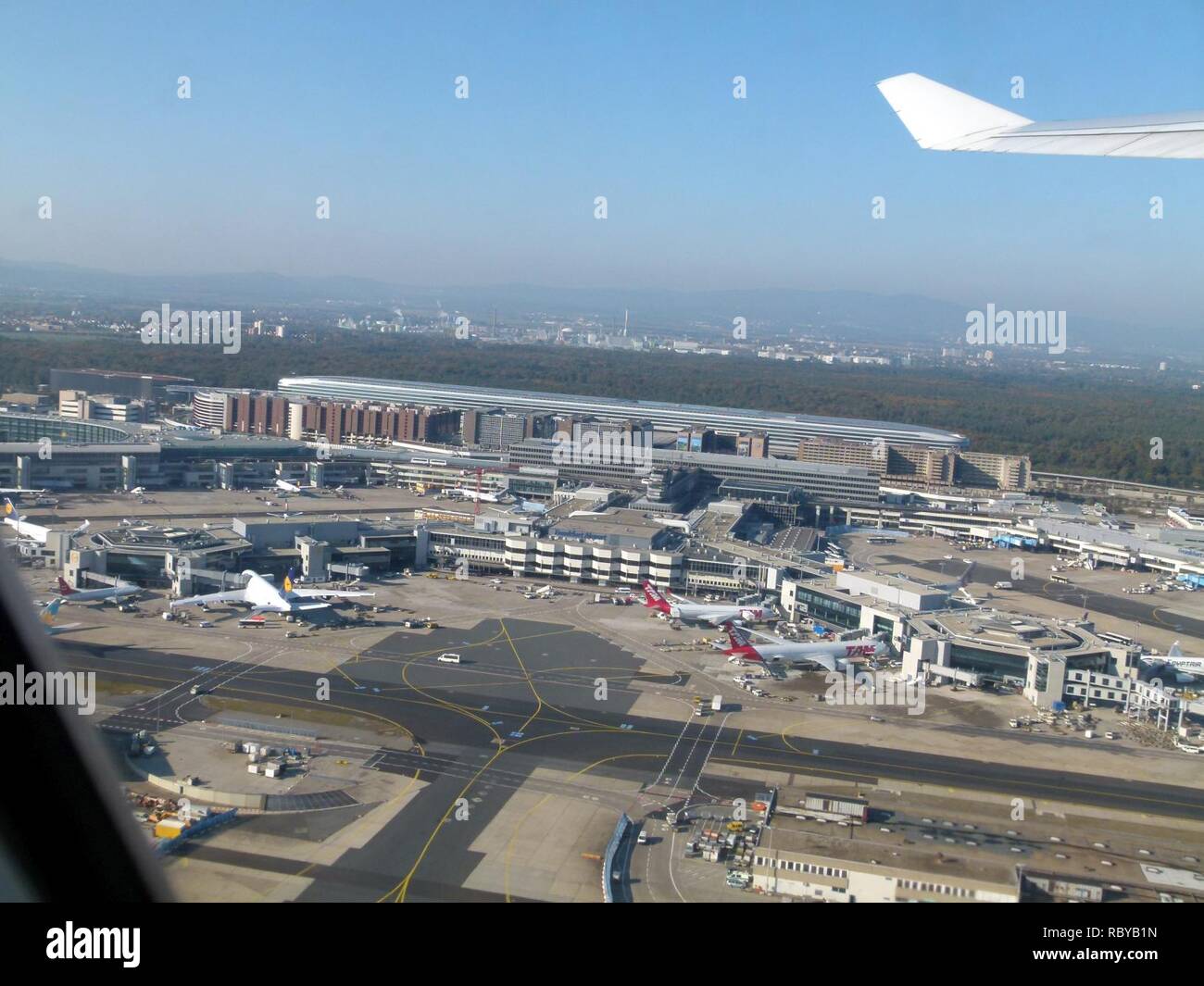 Aerial View of Frankfurt Airport 8 Stock Photo - Alamy