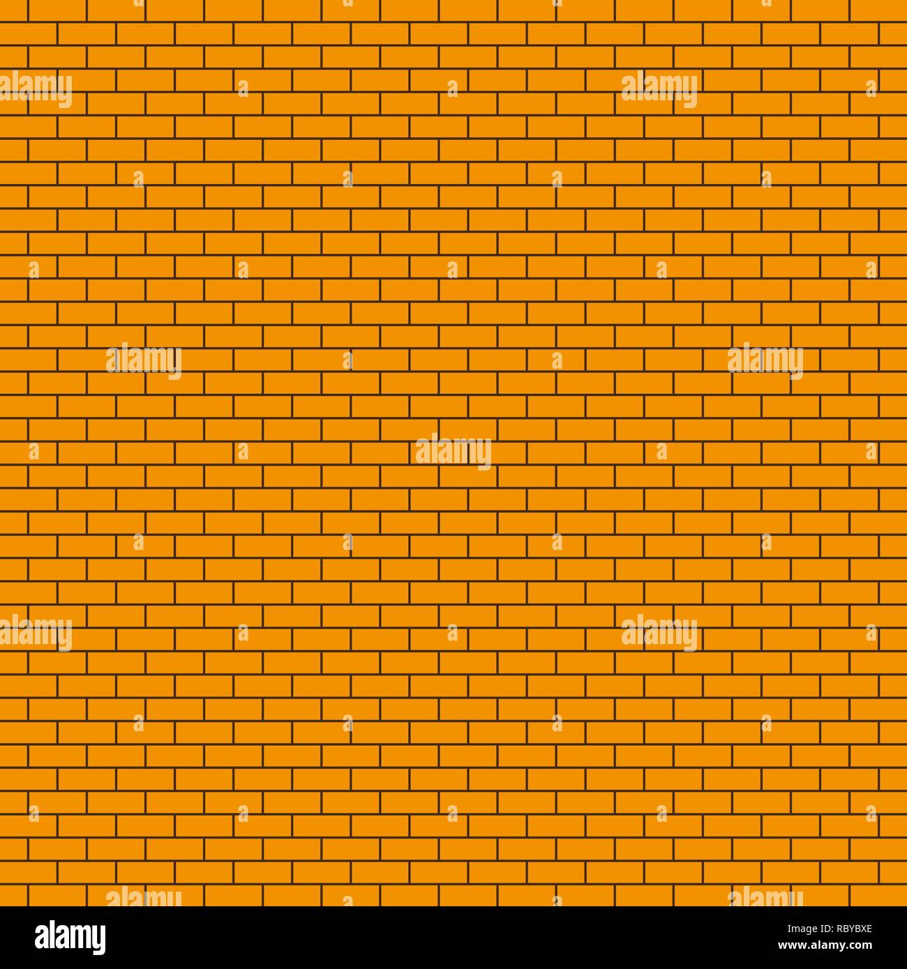 Red brick wall texture. Vector illustration. Brick wall background Stock Vector