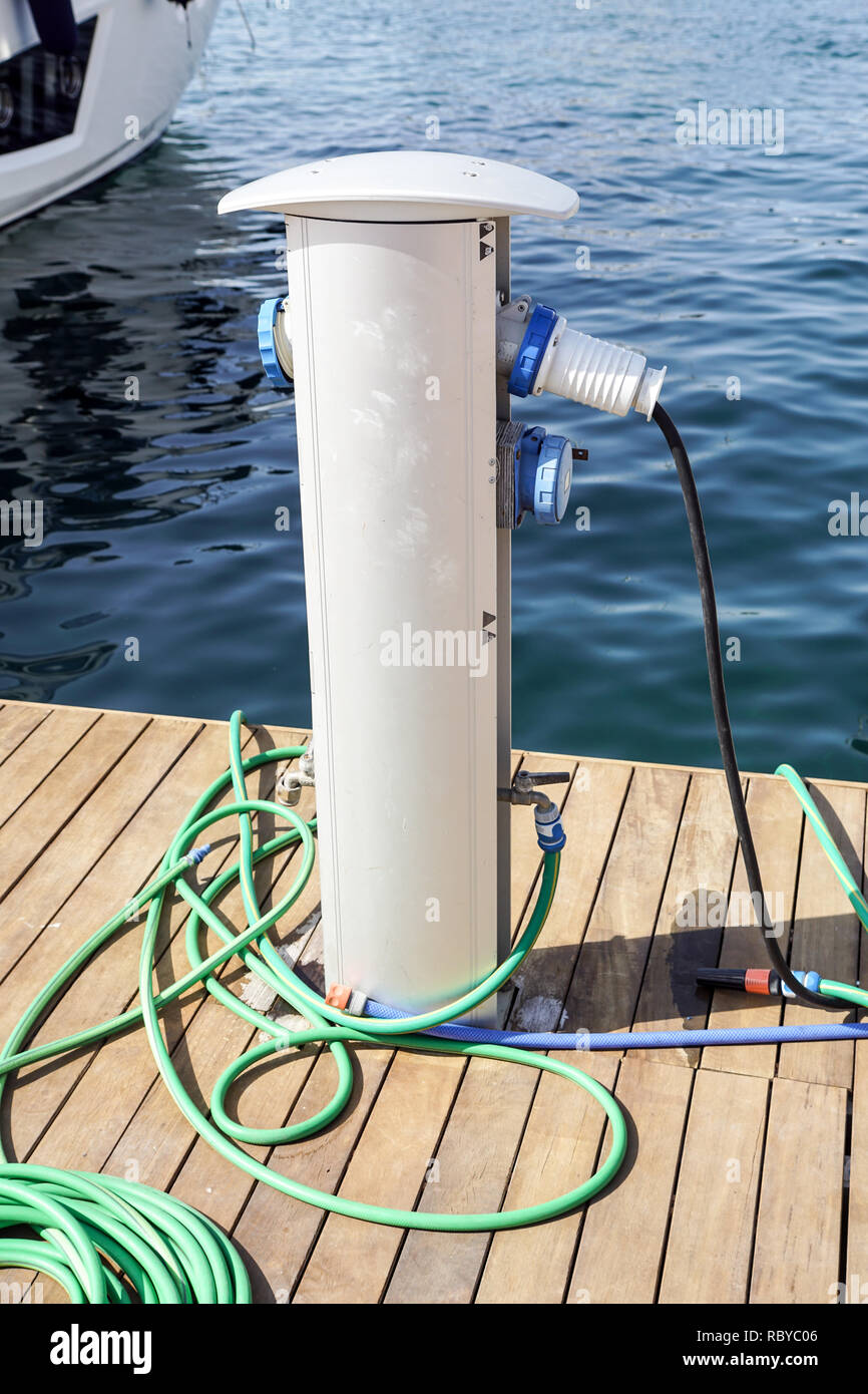 Shore Based Electricity Supply Appliance Power Supply And Battery