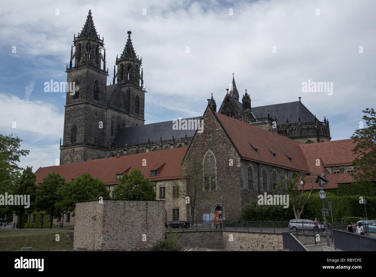 The Magdeburg Cathedral was built from 1207 on the ruins of older