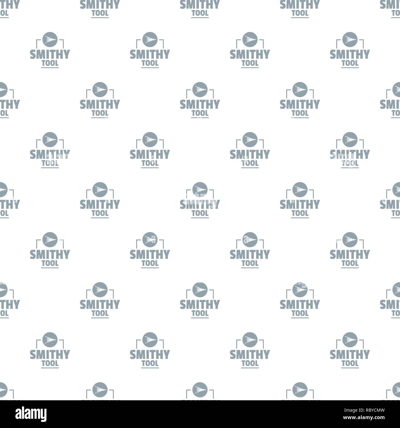Smithy tool pattern vector seamless Stock Vector