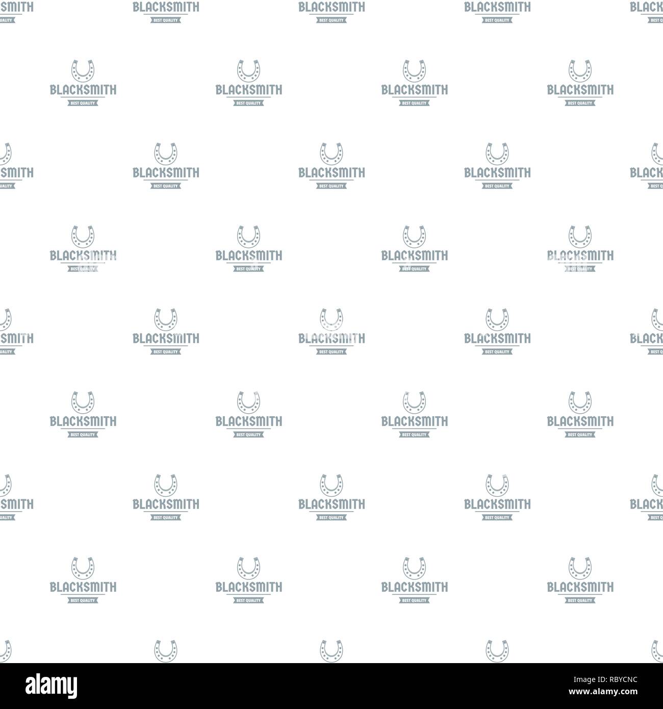 Shop blacksmith pattern vector seamless Stock Vector