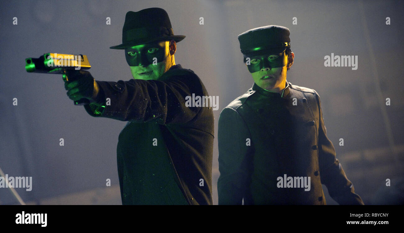 The Green Hornet is a 2011 American superhero action comedy film based on the character of the same name by George W. Trendle and Fran Striker that had originated in a 1930s radio program and has appeared in movie serials, a television series, comic books, and other media.    This photograph is for editorial use only and is the copyright of the film company and/or the photographer assigned by the film or production company and can only be reproduced by publications in conjunction with the promotion of the above Film. A Mandatory Credit to the film company is required. The Photographer should a Stock Photo