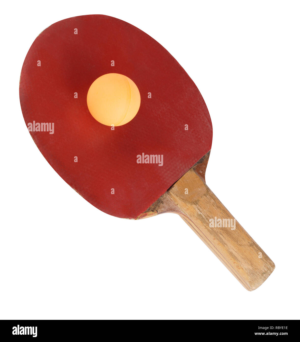 table tennis bat isolated Stock Photo Alamy